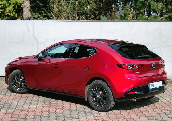 Mazda 3 cena 84900 przebieg: 54500, rok produkcji 2019 z Piaseczno małe 67